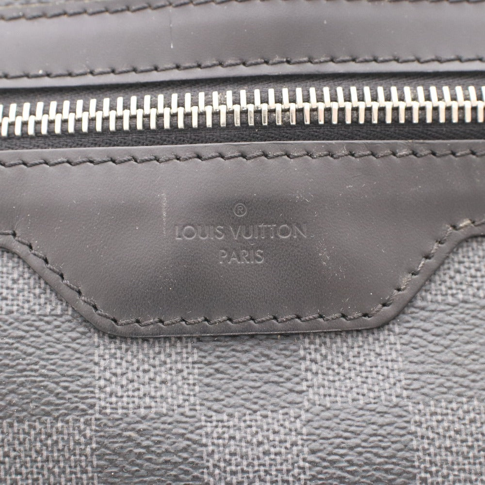 ■ LOUIS VUITTON Damier Graphite Thomas Shoulder Bag, Men's, Black