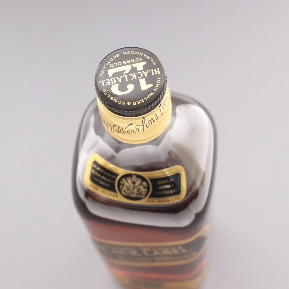 ■ 酒 ウイスキー ジョニーウォーカー ブラックラベル スコッチ アルコール 750ml 43度 未開栓 未使用 箱付き