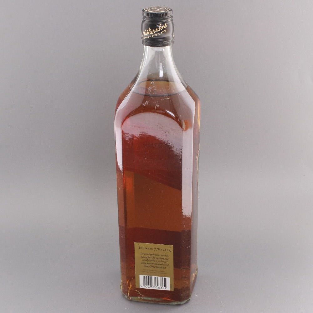 ■ 酒 ウイスキー ジョニーウォーカー ブラックラベル スコッチ アルコール 1000ml 43度 未開栓 未使用 箱付き