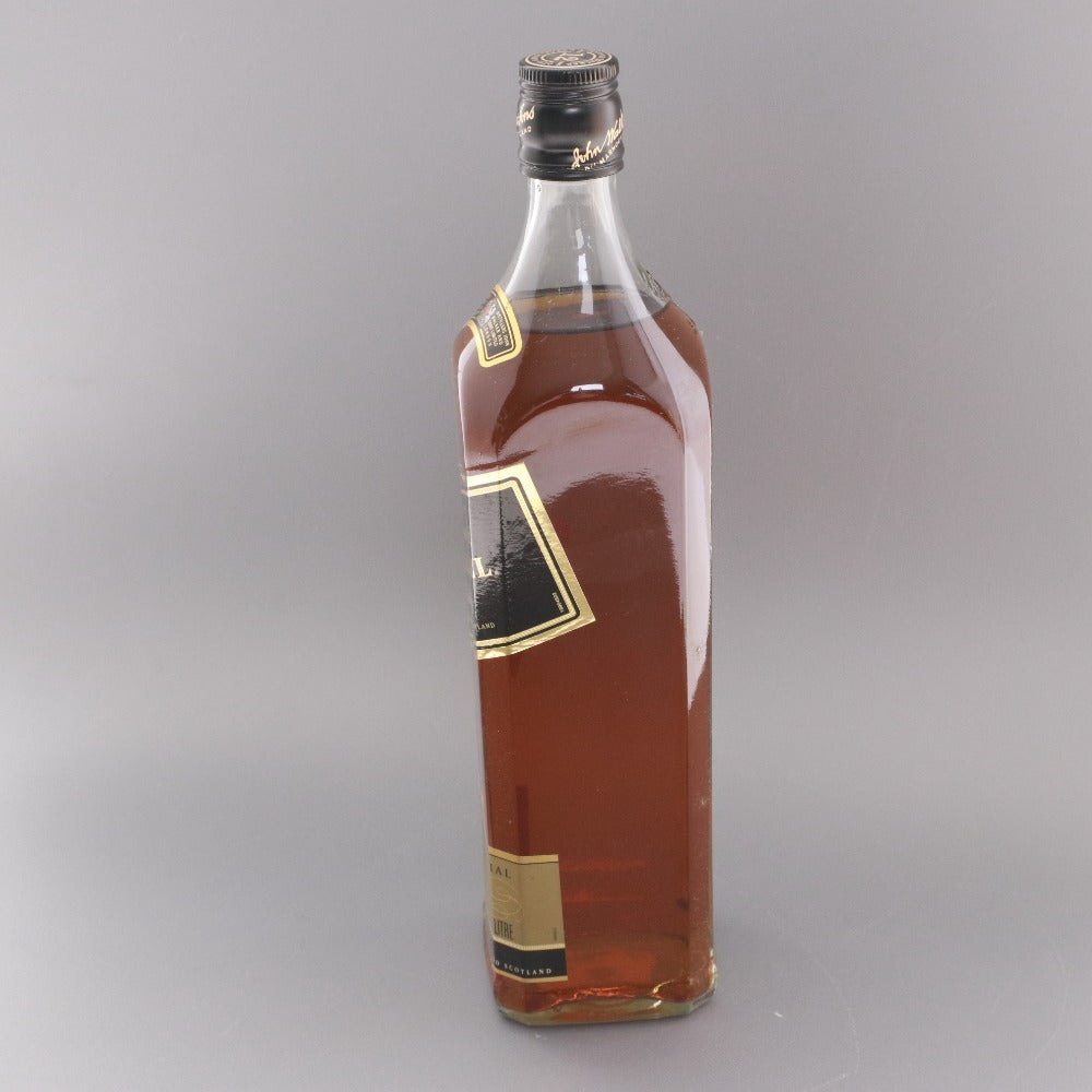 ■ 酒 ウイスキー ジョニーウォーカー ブラックラベル スコッチ アルコール 1000ml 43度 未開栓 未使用 箱付き