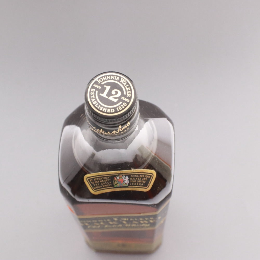 ■ 酒 ウイスキー ジョニーウォーカー ブラックラベル スコッチ アルコール 1000ml 43度 未開栓 未使用 箱付き