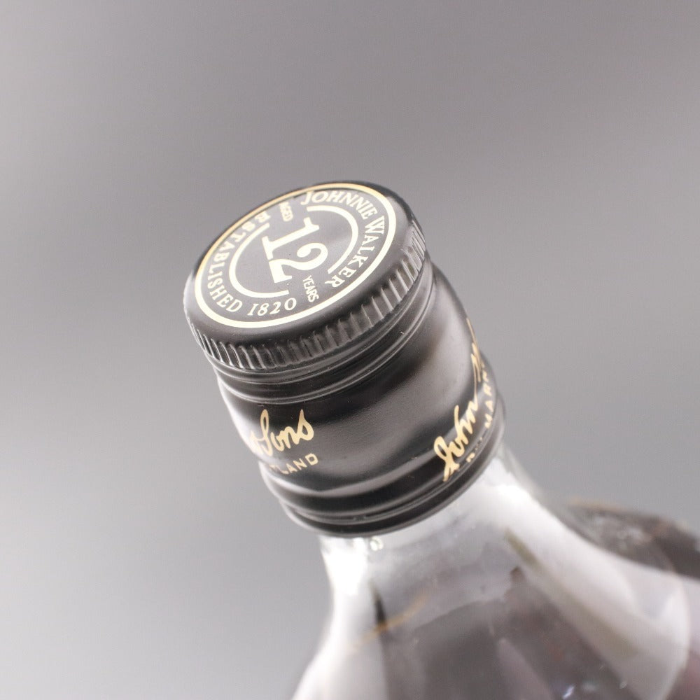 ■ 酒 ウイスキー ジョニーウォーカー ブラックラベル スコッチ アルコール 1000ml 43度 未開栓 未使用 箱付き