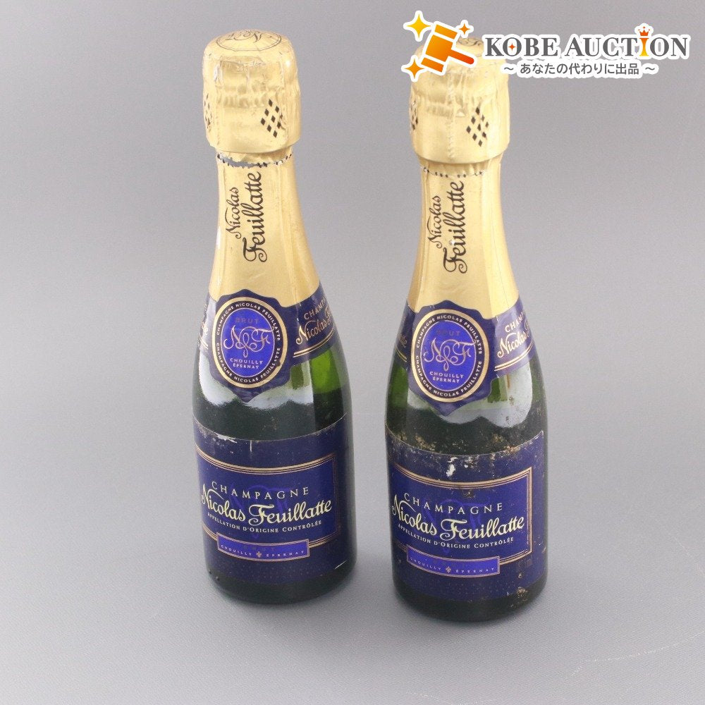 ■ 酒 シャンパン 二コラ フィアット ブリュット レゼルヴ 2本セット 果実酒 アルコール 187.5ml 12度 未開栓 未使用