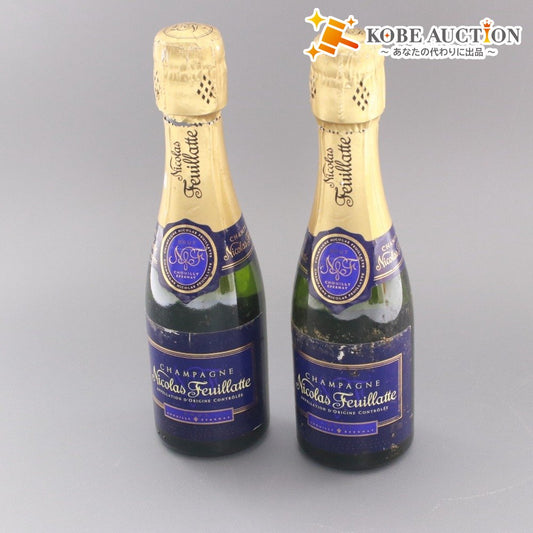 ■ 酒 シャンパン 二コラ フィアット ブリュット レゼルヴ 2本セット 果実酒 アルコール 187.5ml 12度 未開栓 未使用