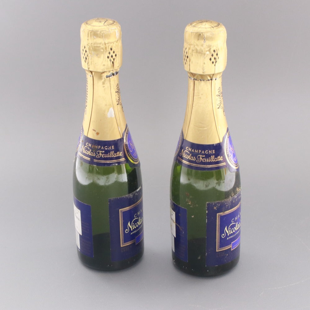 ■ 酒 シャンパン 二コラ フィアット ブリュット レゼルヴ 2本セット 果実酒 アルコール 187.5ml 12度 未開栓 未使用