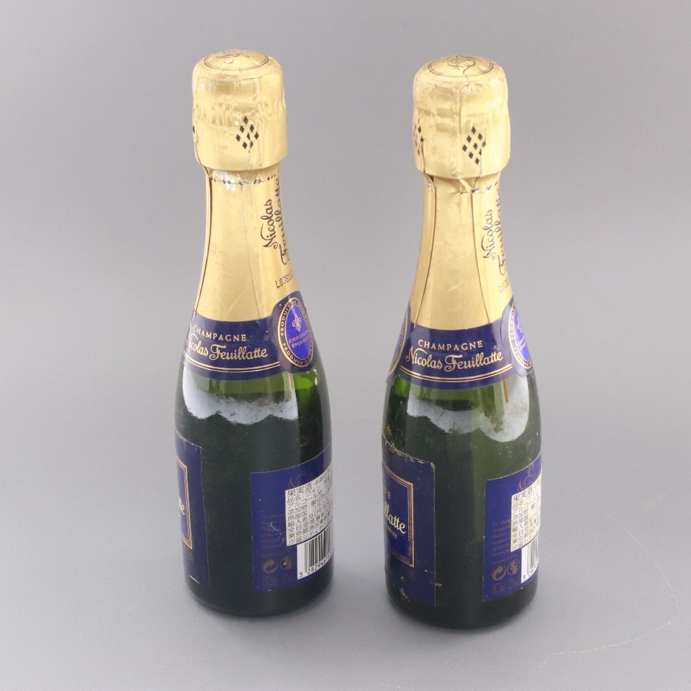 ■ 酒 シャンパン 二コラ フィアット ブリュット レゼルヴ 2本セット 果実酒 アルコール 187.5ml 12度 未開栓 未使用