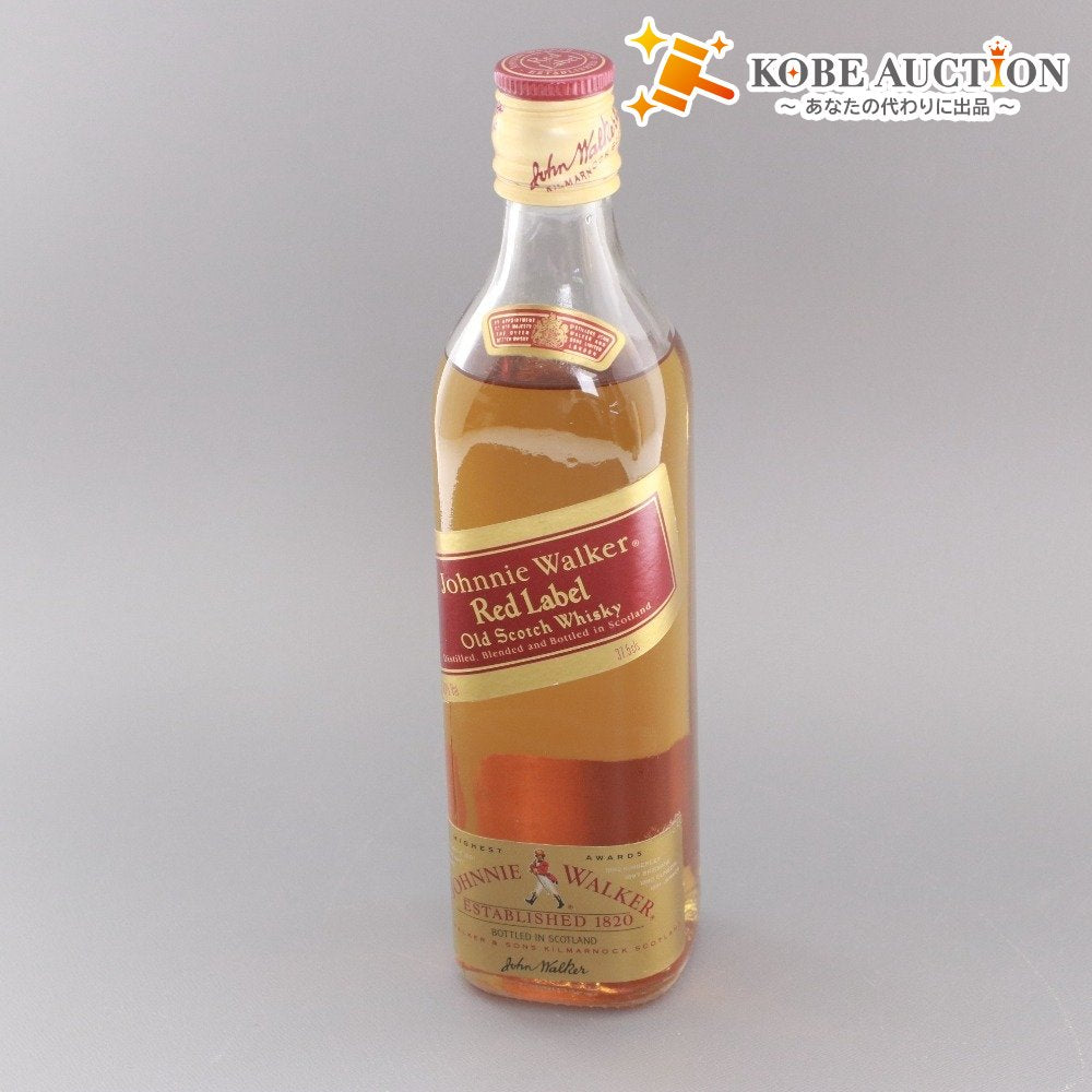 ■ 酒 ウイスキー ジョニーウォーカー レッドラベル スコッチ アルコール 375ml 43度 未開栓 未使用