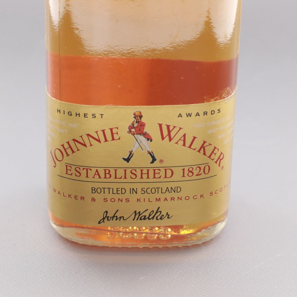 ■ 酒 ウイスキー ジョニーウォーカー レッドラベル スコッチ アルコール 375ml 43度 未開栓 未使用