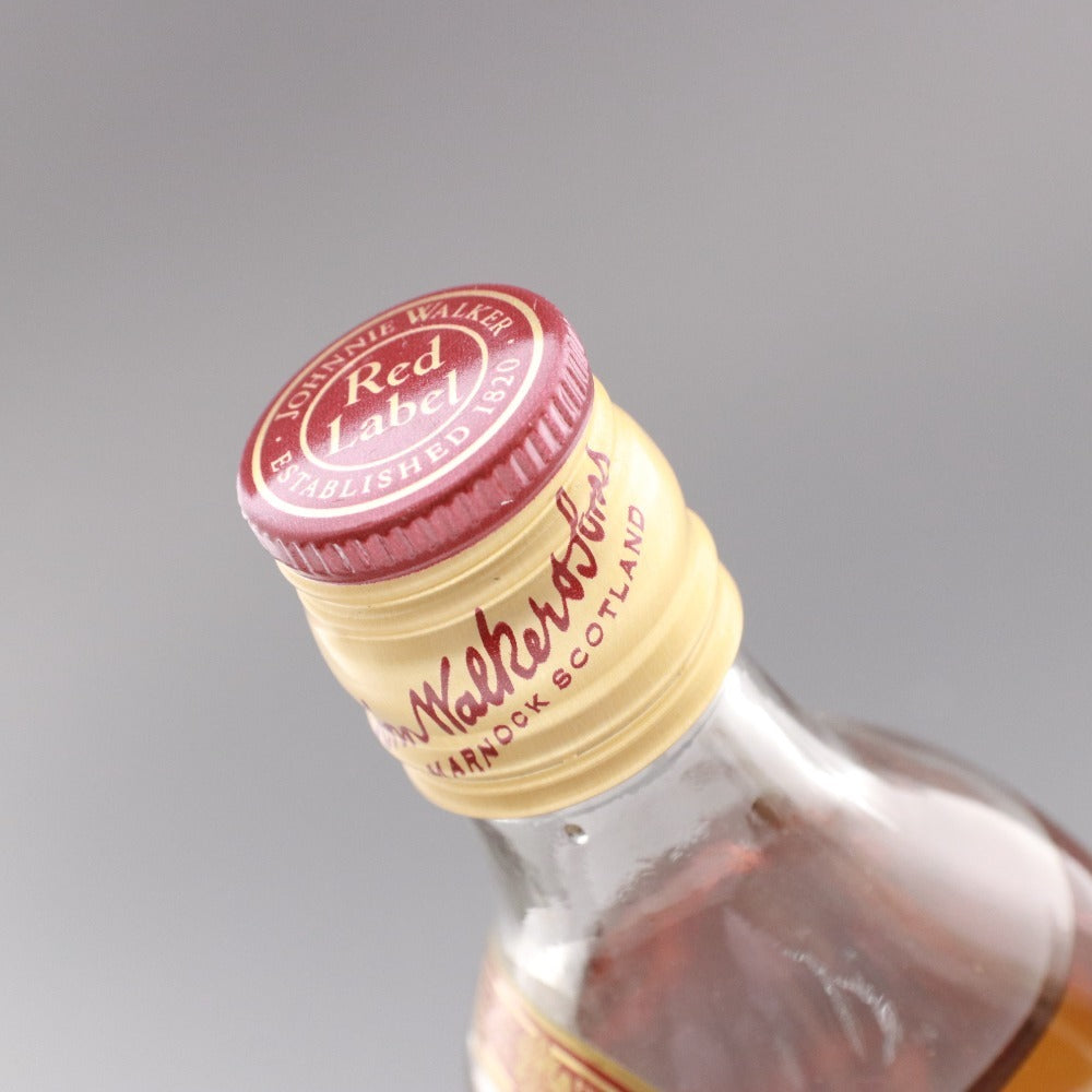 ■ 酒 ウイスキー ジョニーウォーカー レッドラベル スコッチ アルコール 375ml 43度 未開栓 未使用