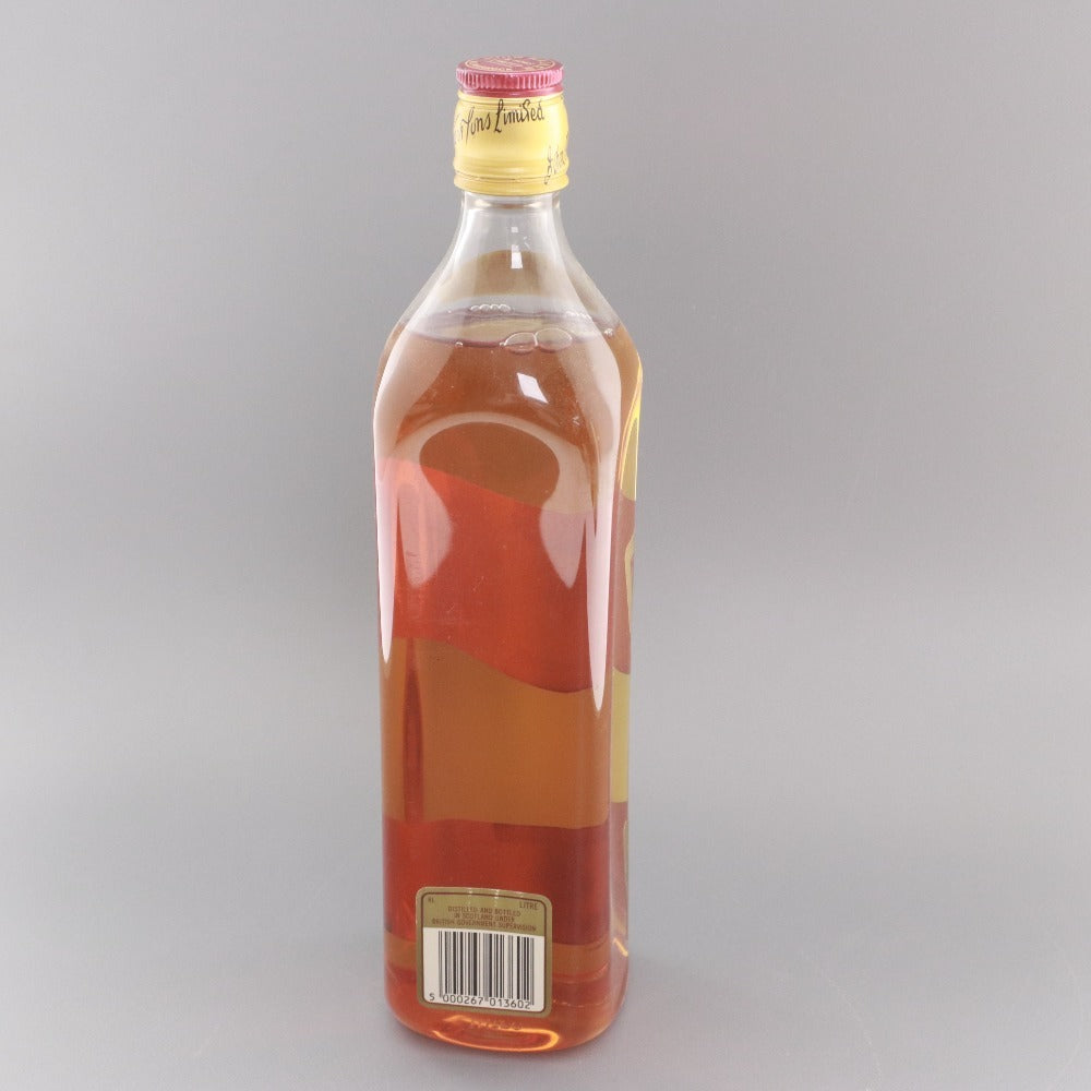 ■ 酒 ウイスキー ジョニーウォーカー レッドラベル スコッチ アルコール 1L 43度 未開栓 未使用