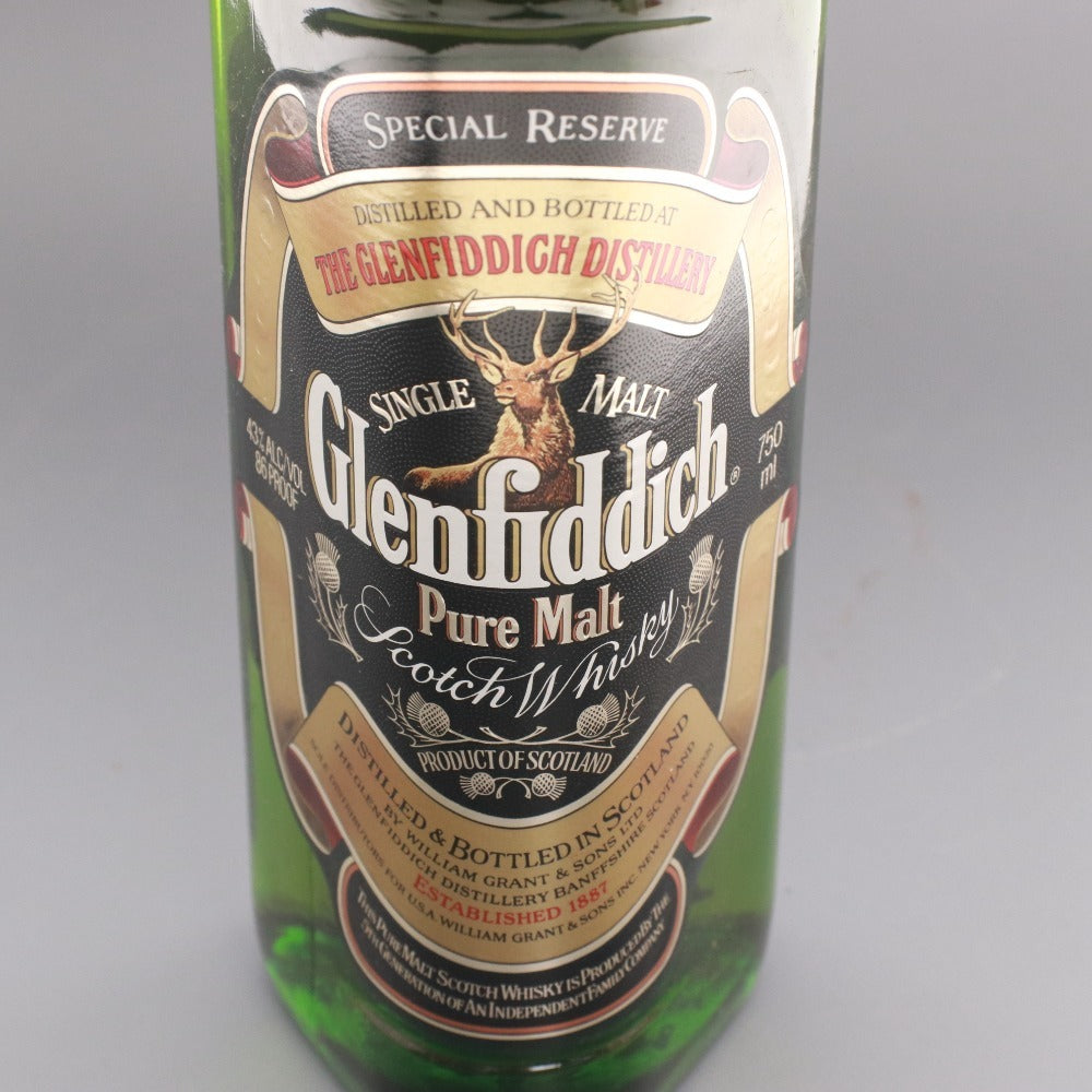 ■ 酒 グレンフィディック ピュアモルト スコッチ ウイスキー スペシャルリザーブ アルコール 750ml 43度 未開栓 未使用