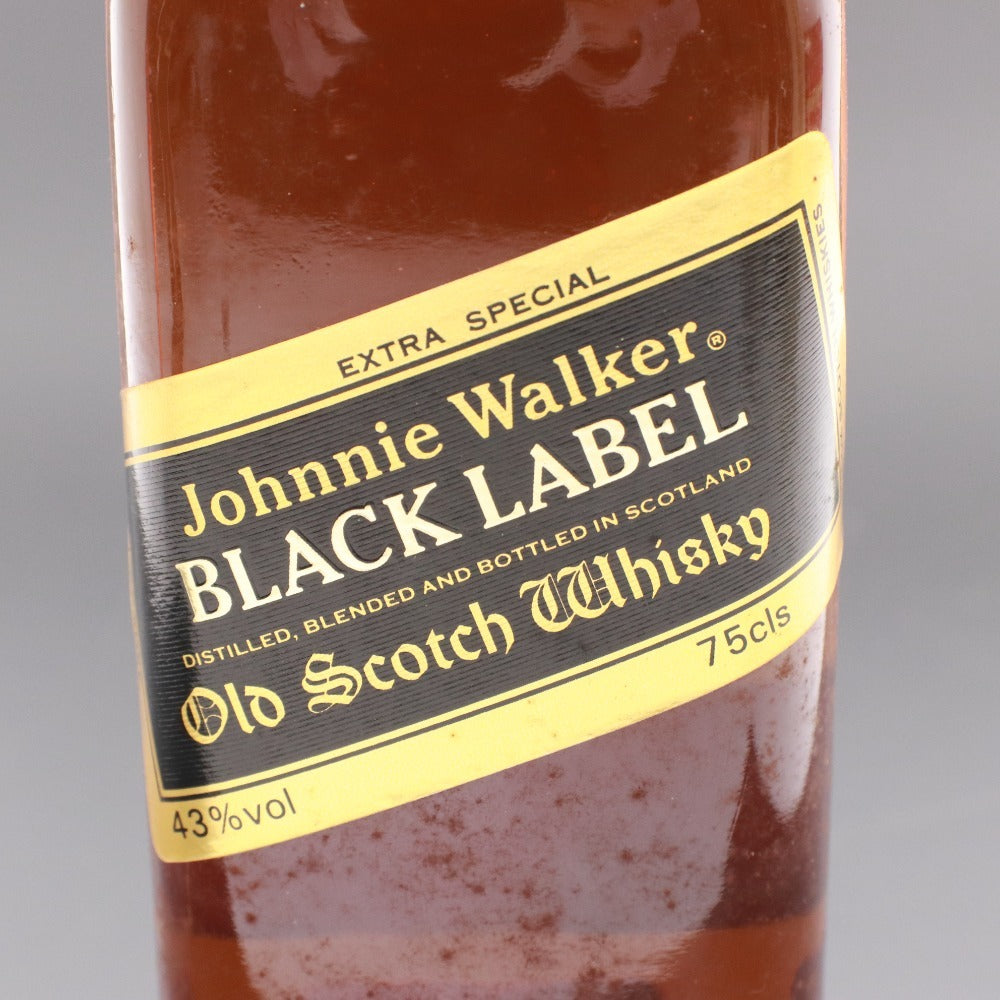 ■ 酒 ウイスキー ジョニーウォーカー ブラックラベル 12年 スコッチ アルコール 750ml 43度 未開栓 未使用 箱付き