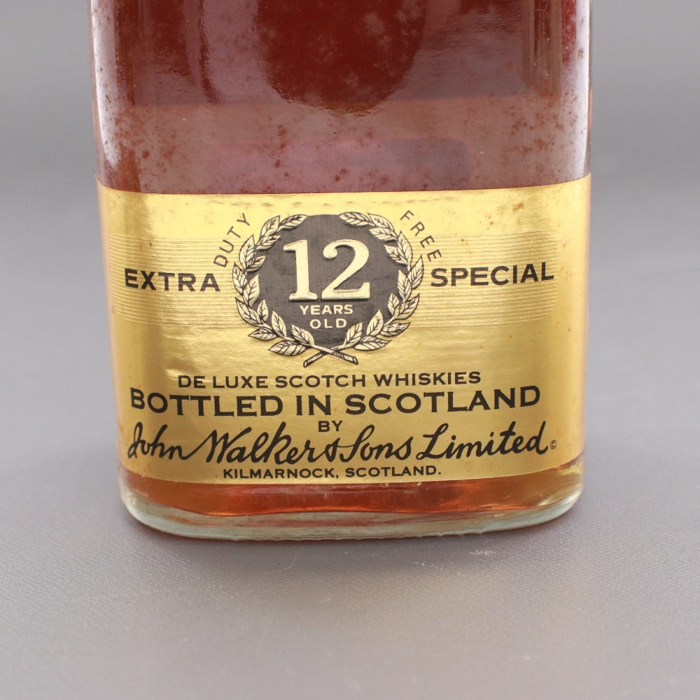 ■ 酒 ウイスキー ジョニーウォーカー ブラックラベル 12年 スコッチ アルコール 750ml 43度 未開栓 未使用 箱付き