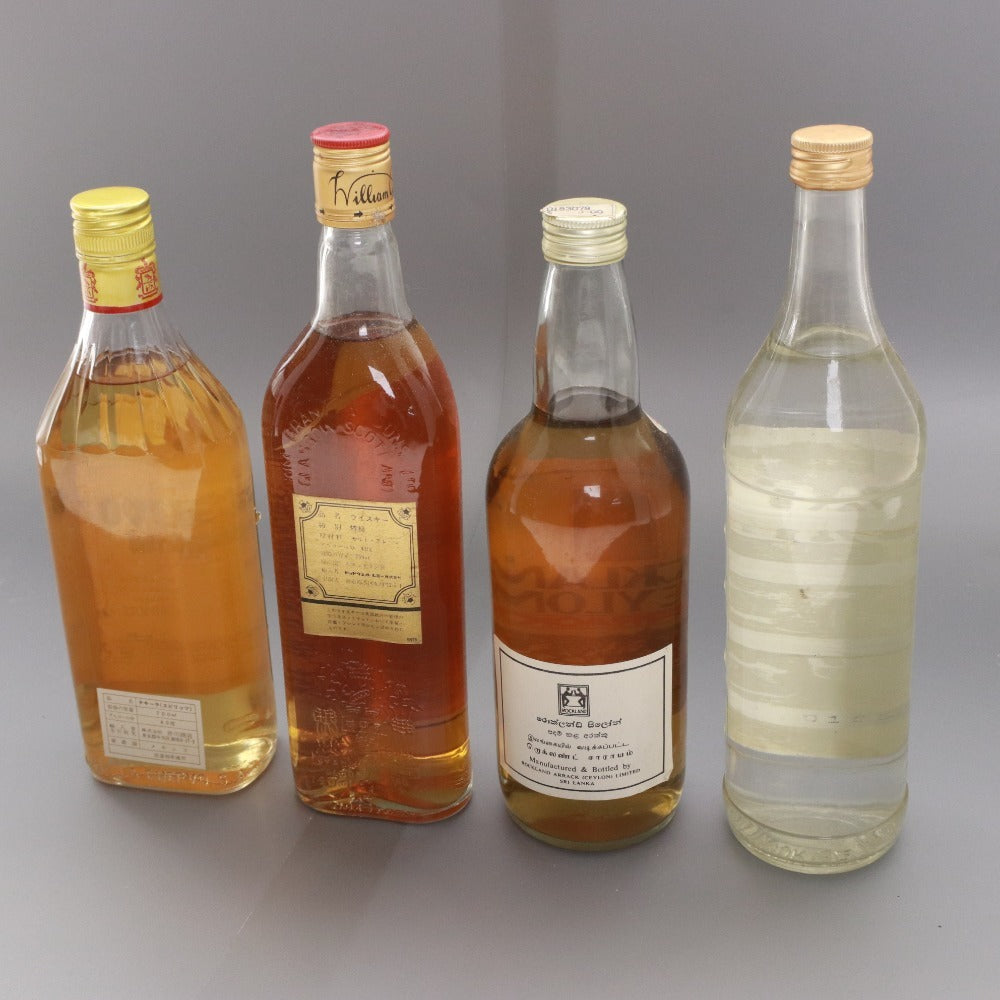 ■ 酒 ウイスキー テキーラ ウォッカ 等 4点セット まとめ売り アルコール 未開栓 未使用 箱付き含む