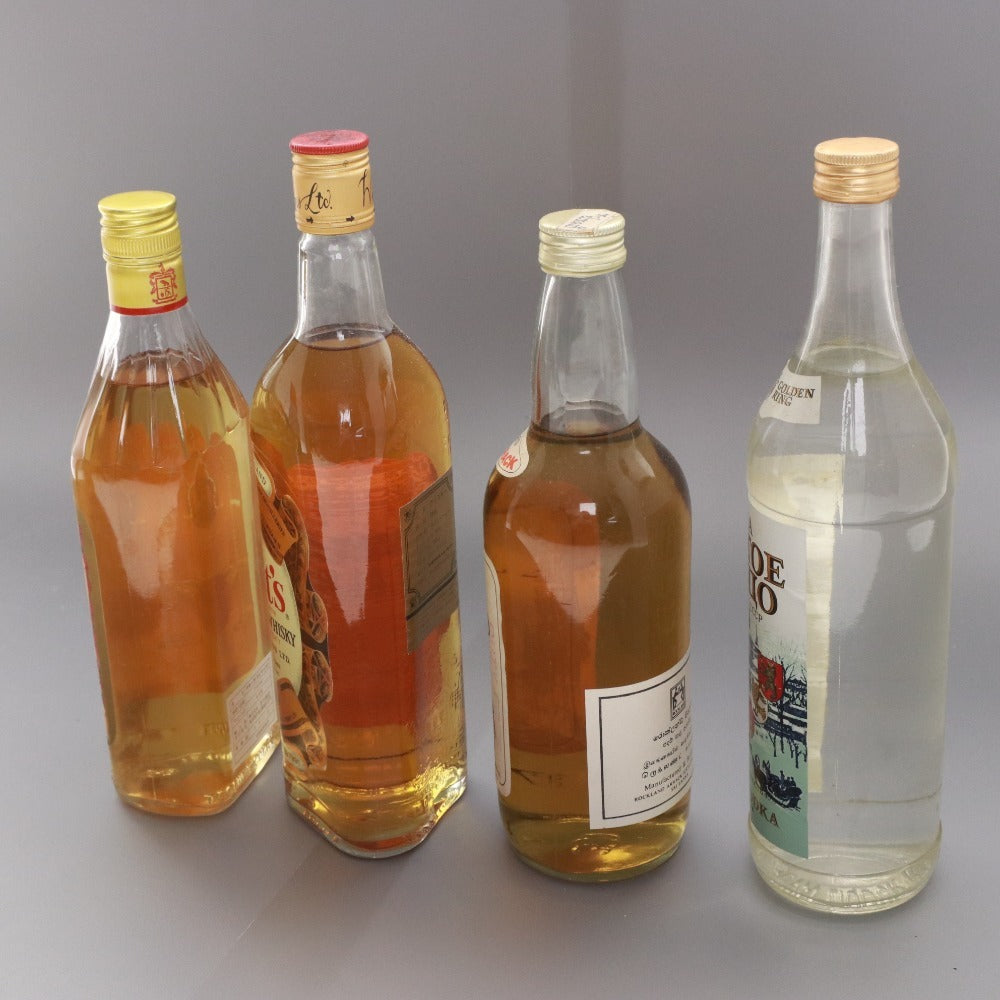 ■ 酒 ウイスキー テキーラ ウォッカ 等 4点セット まとめ売り アルコール 未開栓 未使用 箱付き含む