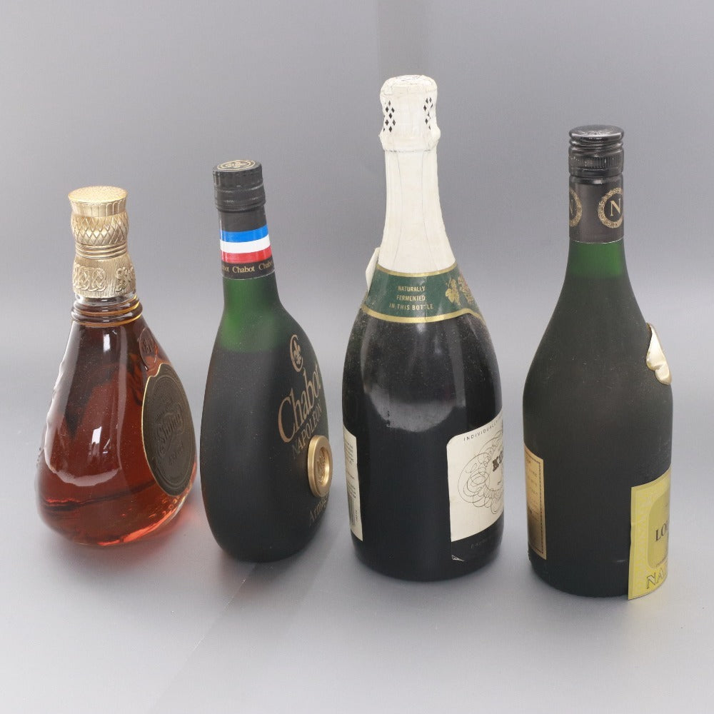 ■ 酒 ブランデー アルマニャック ワイン ウイスキー 4点セット まとめ売り アルコール 身開栓 未使用 箱付き含む