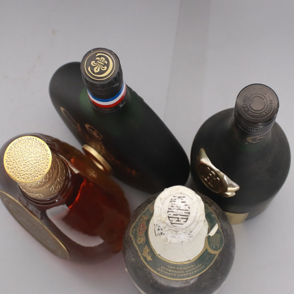 ■ 酒 ブランデー アルマニャック ワイン ウイスキー 4点セット まとめ売り アルコール 身開栓 未使用 箱付き含む