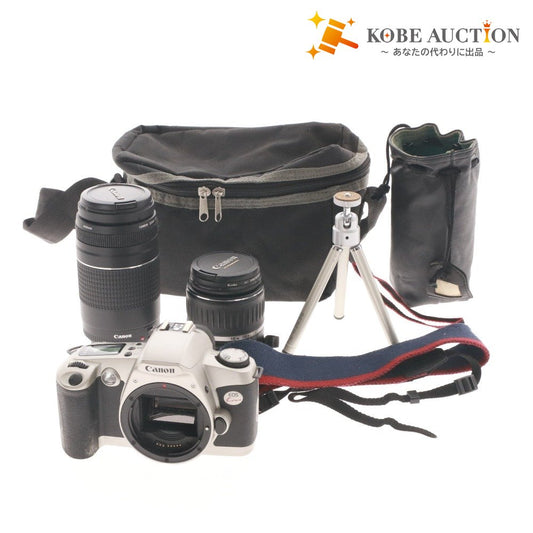 ■ キヤノン カメラ レンズ 3点セット まとめ売り EOS Kiss フィルムカメラ CANON ZOOM LENS EF 75-300 1:4-5.6  等 付属品付き