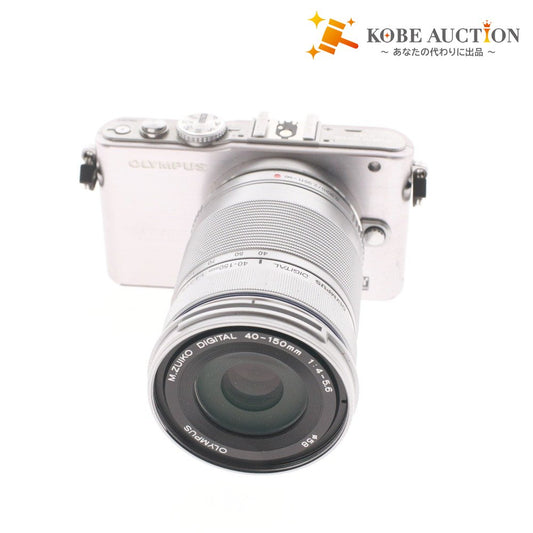 ■ オリンパス OLYMPUS PEN Lite E-PL3 カメラ デジタルカメラ M.ZUIKO DIGITAL 40-150mm 1:4-5.6 ストラップ付