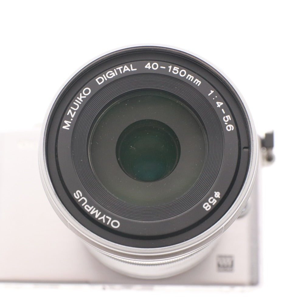 ■ オリンパス OLYMPUS PEN Lite E-PL3 カメラ デジタルカメラ M.ZUIKO DIGITAL 40-150mm 1:4-5.6 ストラップ付