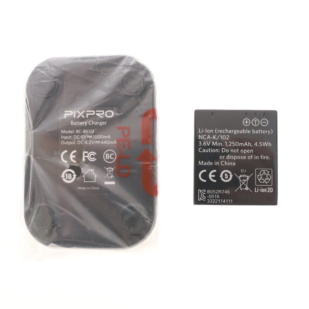 ■ 9-piece set of Ricoh, Kodak, PIXPRO, Pentax, battery charger BC-BL03, LB-080, lens soft case, etc. Unused