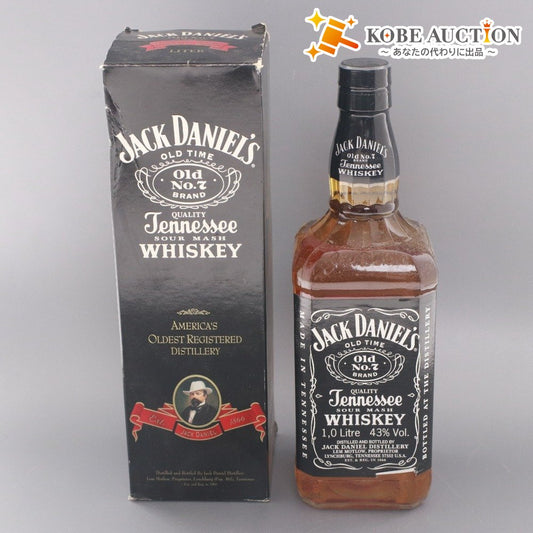 ■ 酒 ジャックダニエル オールド No.7 テネシー サワー マッシュ ウイスキー 1000ml 43％ 箱付き 未開栓 未使用