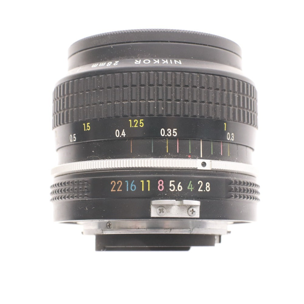 ■ Nikon NIKKOR 28mm 1:2.8 Lens for SLR Cameras (Box Included)
