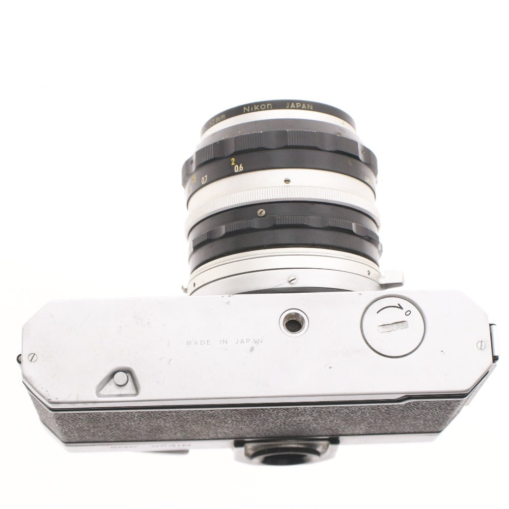 ■ Nikon Nikomat SLR Film Camera NIKKOR-S Auto 1:1.4 f=50 with Case