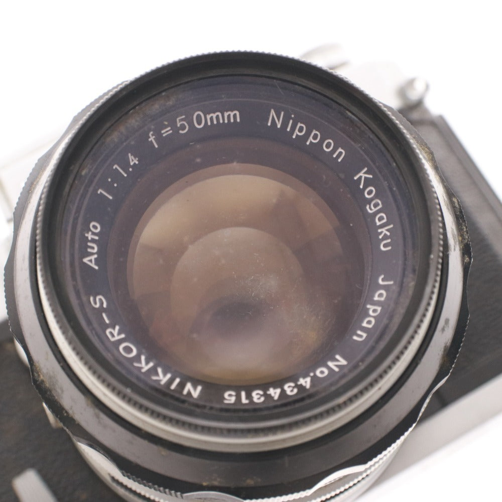 ■ Nikon Nikomat SLR Film Camera NIKKOR-S Auto 1:1.4 f=50 with Case