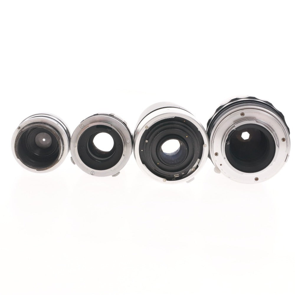 ■ カールツァイス オリンパス ミノルタ 等 カメラレンズ 8点セット まとめ売り Tessar 1:4.5 f75mm Zuiko Auto-T 1:3.5 F100mm 等