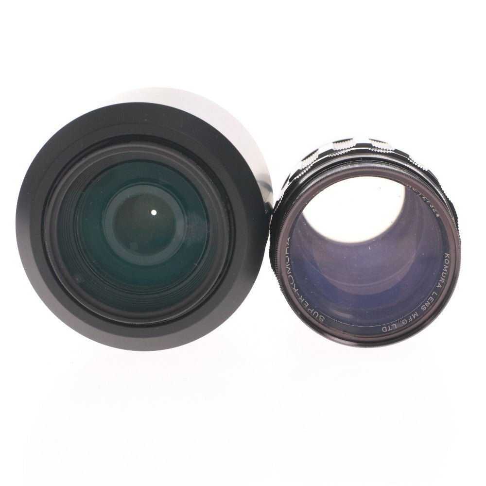 ■ カールツァイス オリンパス ミノルタ 等 カメラレンズ 8点セット まとめ売り Tessar 1:4.5 f75mm Zuiko Auto-T 1:3.5 F100mm 等