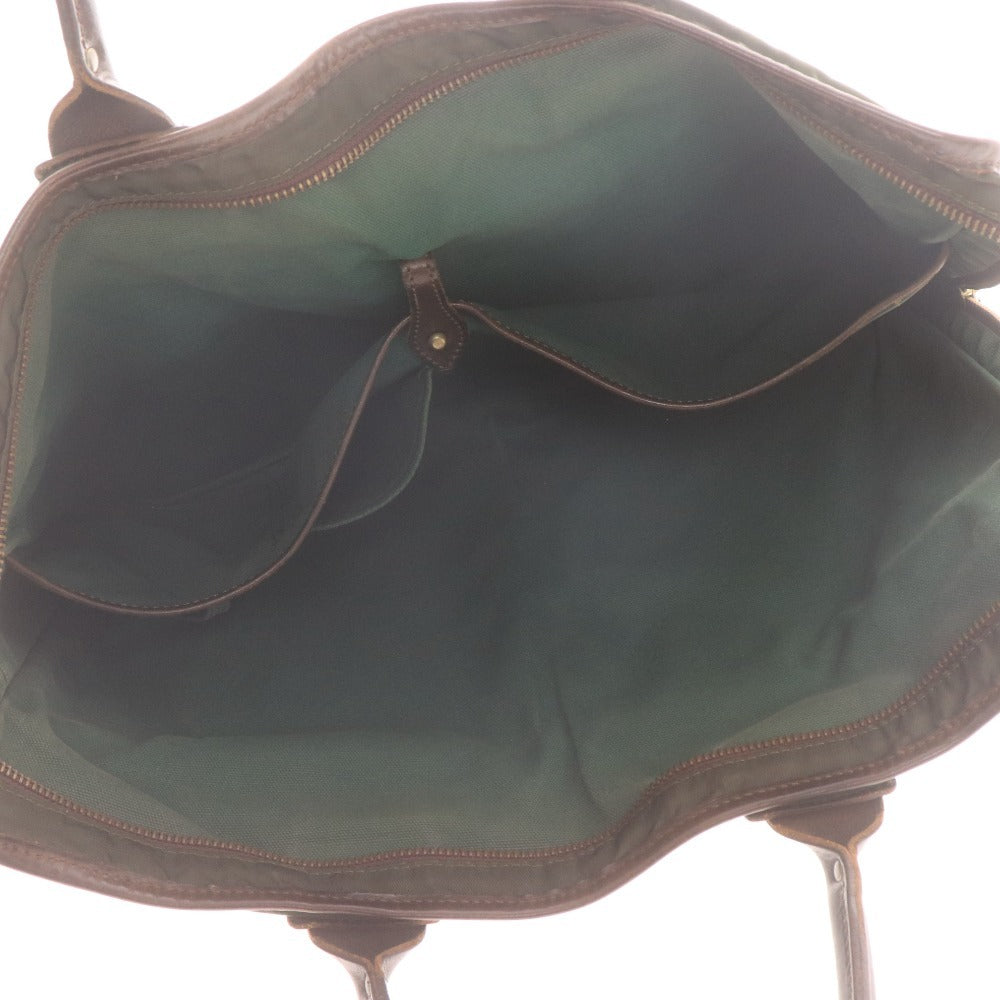 ■ フェリージ ビジネスバッグ ブリーフケース バッグ 鞄 ナイロン レザー イタリア製 メンズ カーキ