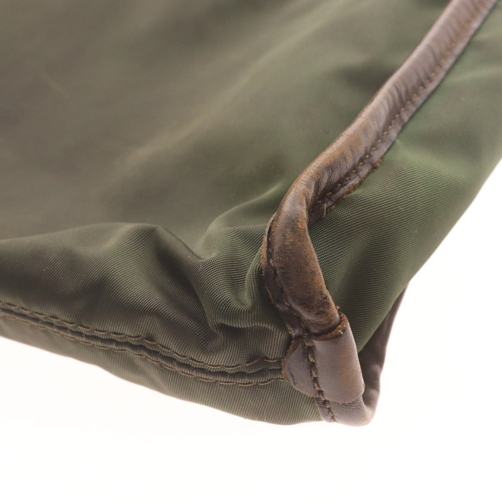 ■ フェリージ ビジネスバッグ ブリーフケース バッグ 鞄 ナイロン レザー イタリア製 メンズ カーキ