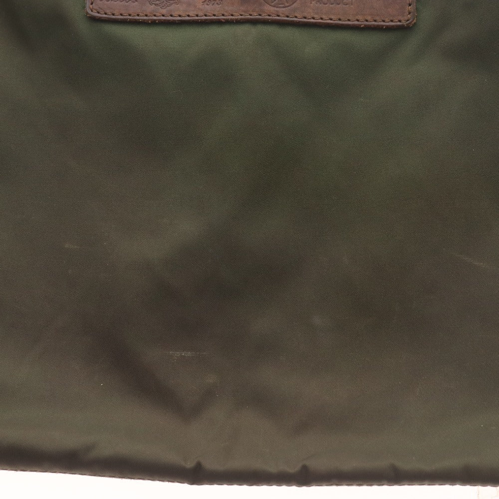 ■ フェリージ ビジネスバッグ ブリーフケース バッグ 鞄 ナイロン レザー イタリア製 メンズ カーキ