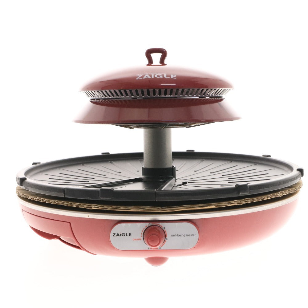 ■ ZAIGLE ザイグル グリル JAPAN-ZAIGLE グリルパン ホットプレート 焼肉 BBQ 赤外線ロースター 通電確認済み 付属品付き 未使用含む