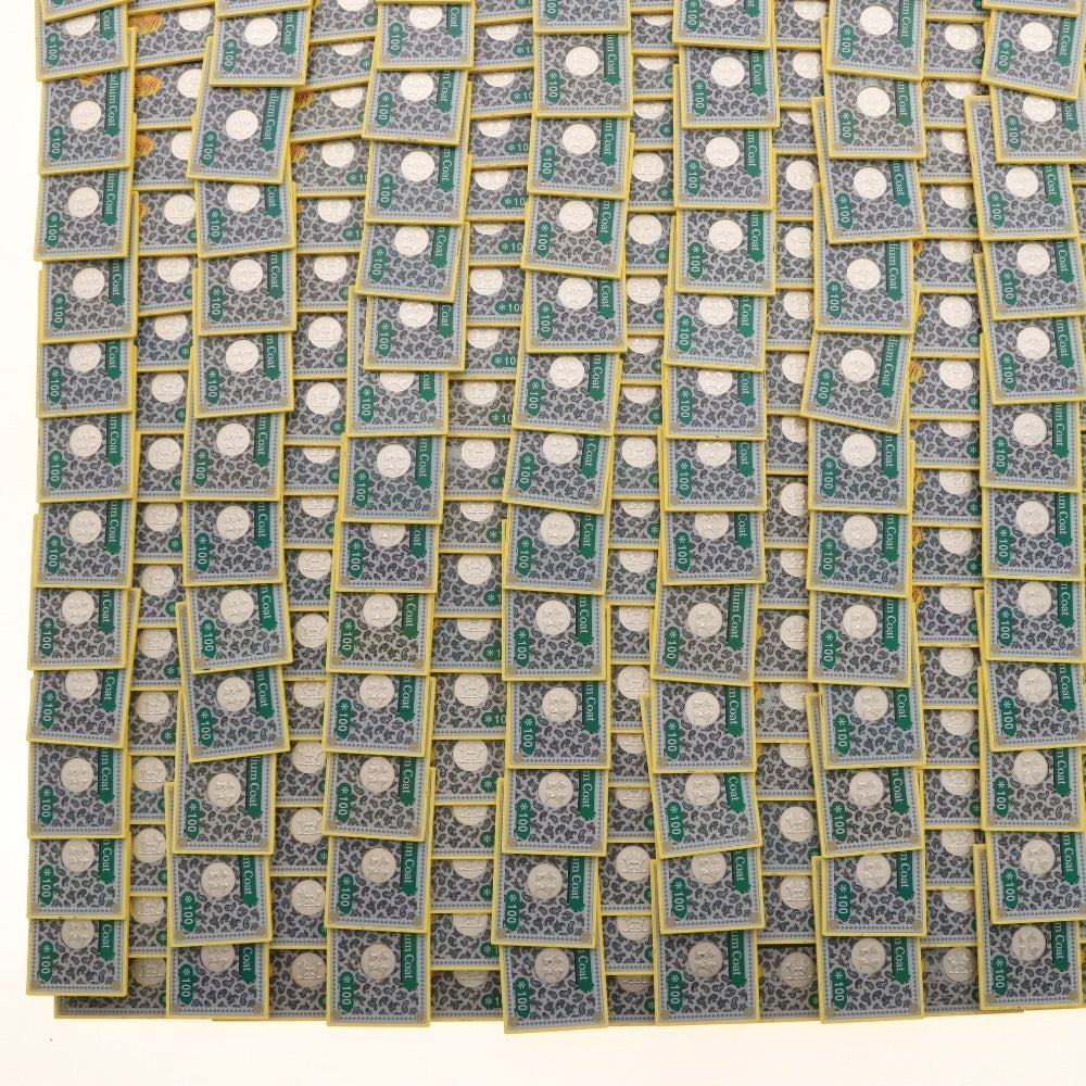 ■ Pachinko/Slot Machine Special Prizes 595 Coins (Bulk Set) Radium Coat *100 Coins Total Weight Approx. 8.9kg Rare, Comes with Case