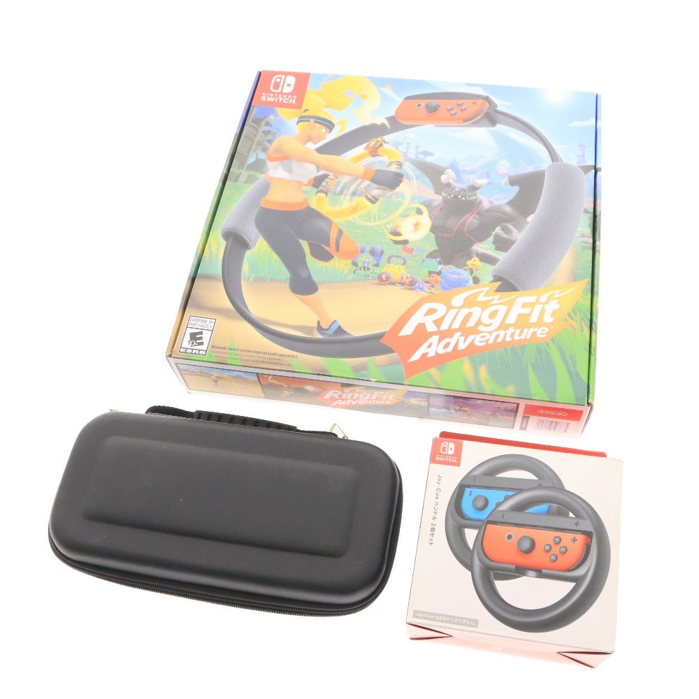 ■ Nintendo Switch Controller 3-Piece Set (Ring Fit Adventure) - Ring-Con Only, Joy-Con-Specific Handle, etc.