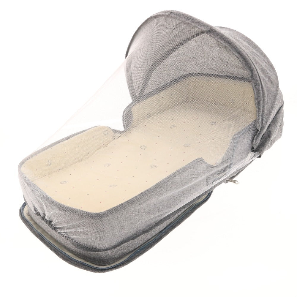 ■ Cocorhythm ココリズム ベッドインベッド 赤ちゃん ベビーベッド クーファン ポータブル 折りたたみ式 持ち運び 斜面枕付き