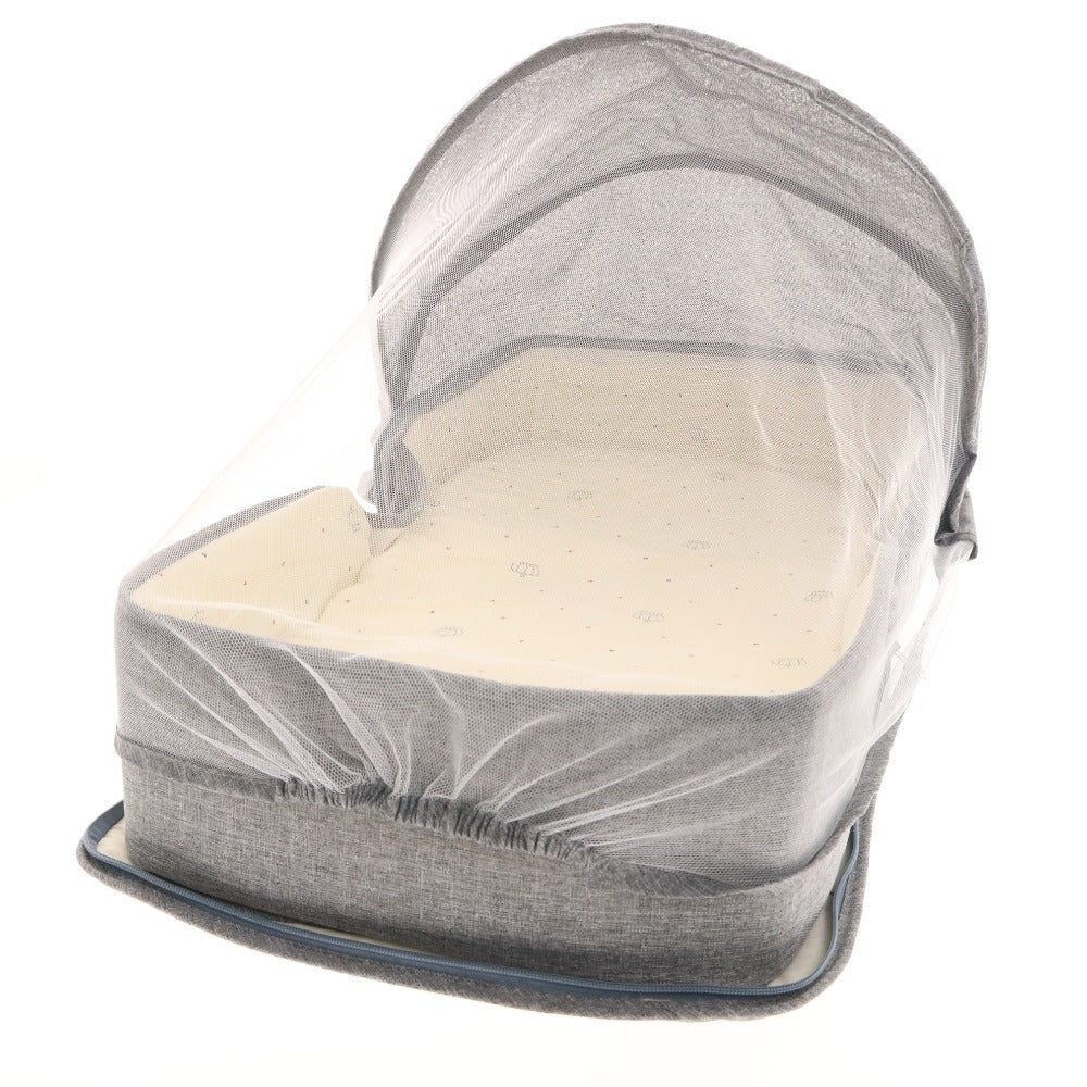 ■ Cocorhythm ココリズム ベッドインベッド 赤ちゃん ベビーベッド クーファン ポータブル 折りたたみ式 持ち運び 斜面枕付き