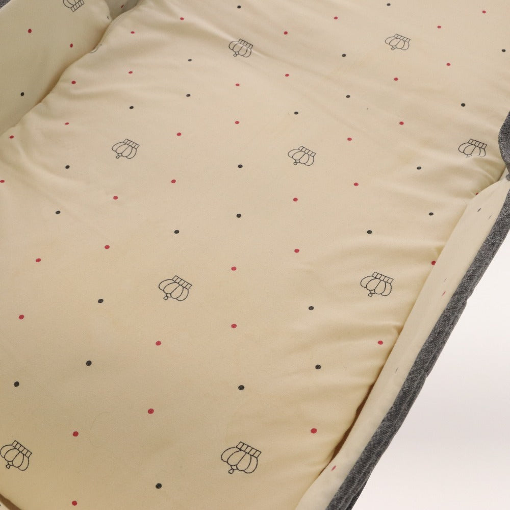 ■ Cocorhythm ココリズム ベッドインベッド 赤ちゃん ベビーベッド クーファン ポータブル 折りたたみ式 持ち運び 斜面枕付き