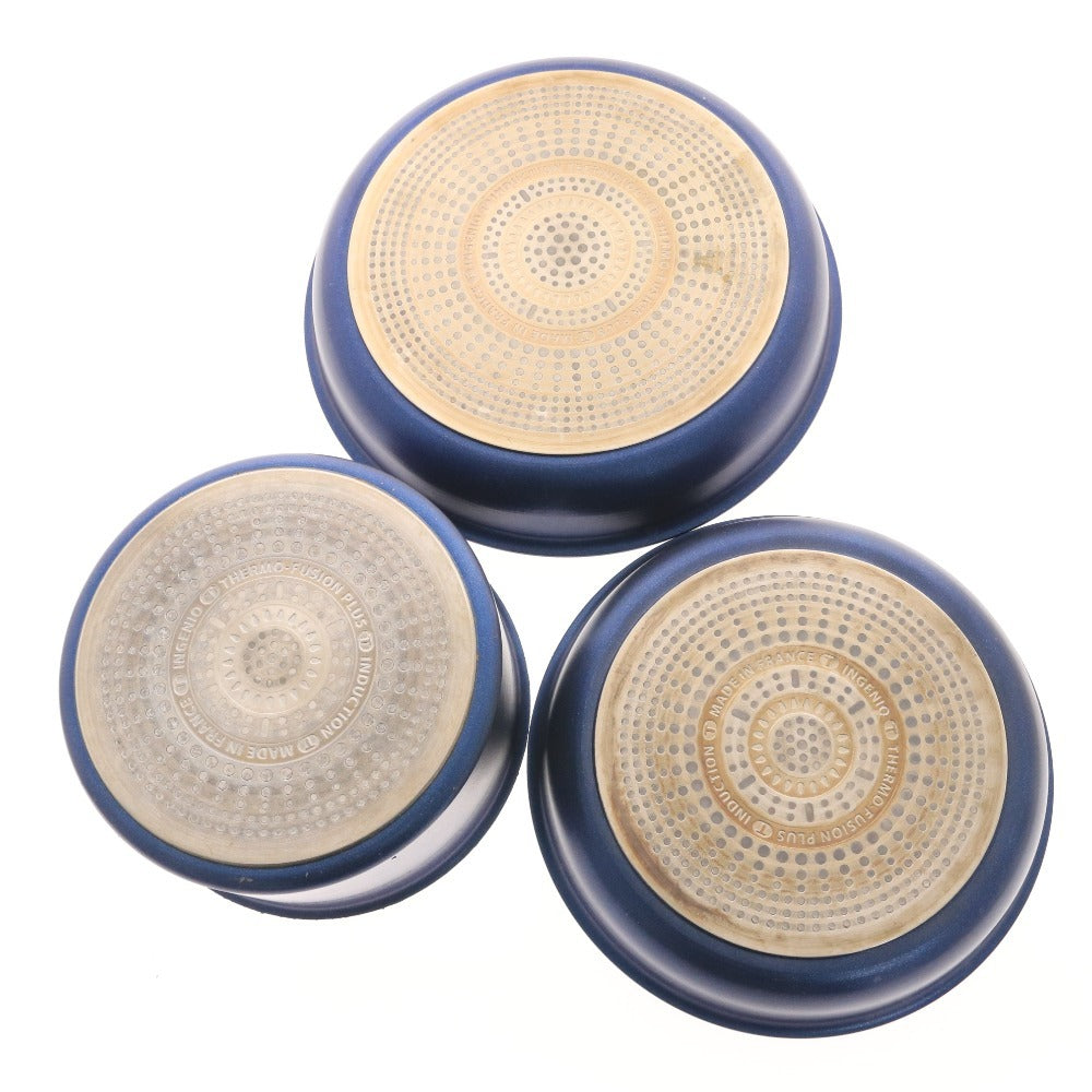 ■ T-fal ティファール フライパンのみ 3点セット まとめ売り 取っ手のとれる ガス火専用 全長 19.5cm 24cm 28cm 調理器具 鍋