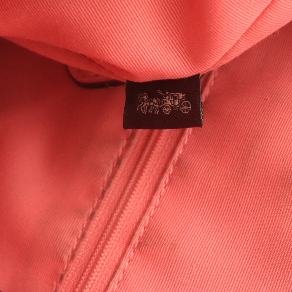 ■ コーチ ハンド トートバッグ シグネチャー C2078-79609 鞄 革 レザー ファスナー モノグラム柄 ロゴ レディース ダークブラウン