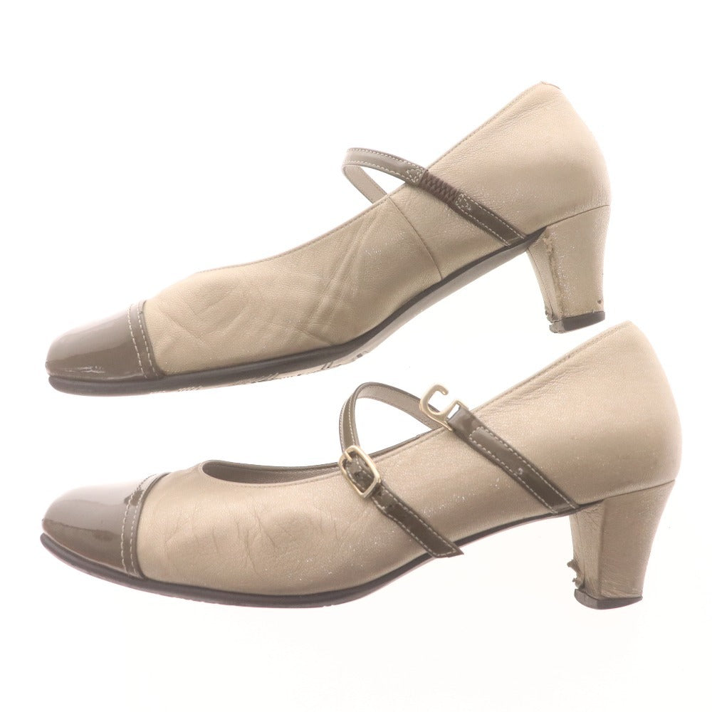 ■ アシックスウオーキング パンプス ペダラ WP353H 靴 日本製 ウォーキングシューズ ストラップ レディース 24.5 グレー 付属品付き