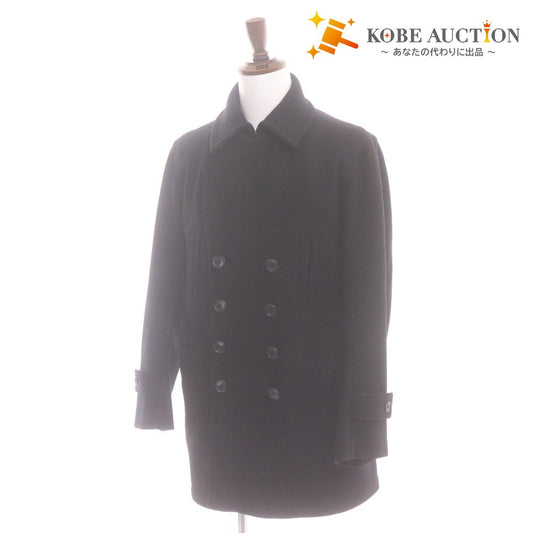 ■ scye サイ Pコート 長袖 1106-73780 トップス 日本製 カシミヤ ウール アウター ジャケット メンズ 40(L相当) ブラック