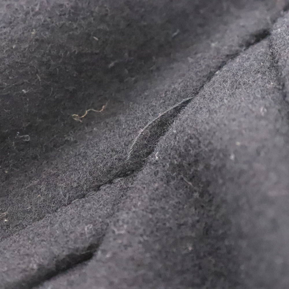 scye Men's Long Sleeve P-Coat (1106-73780) Made in Japan, Cashmere and Wool Outer Jacket, Size 40 (Equivalent to L), Black