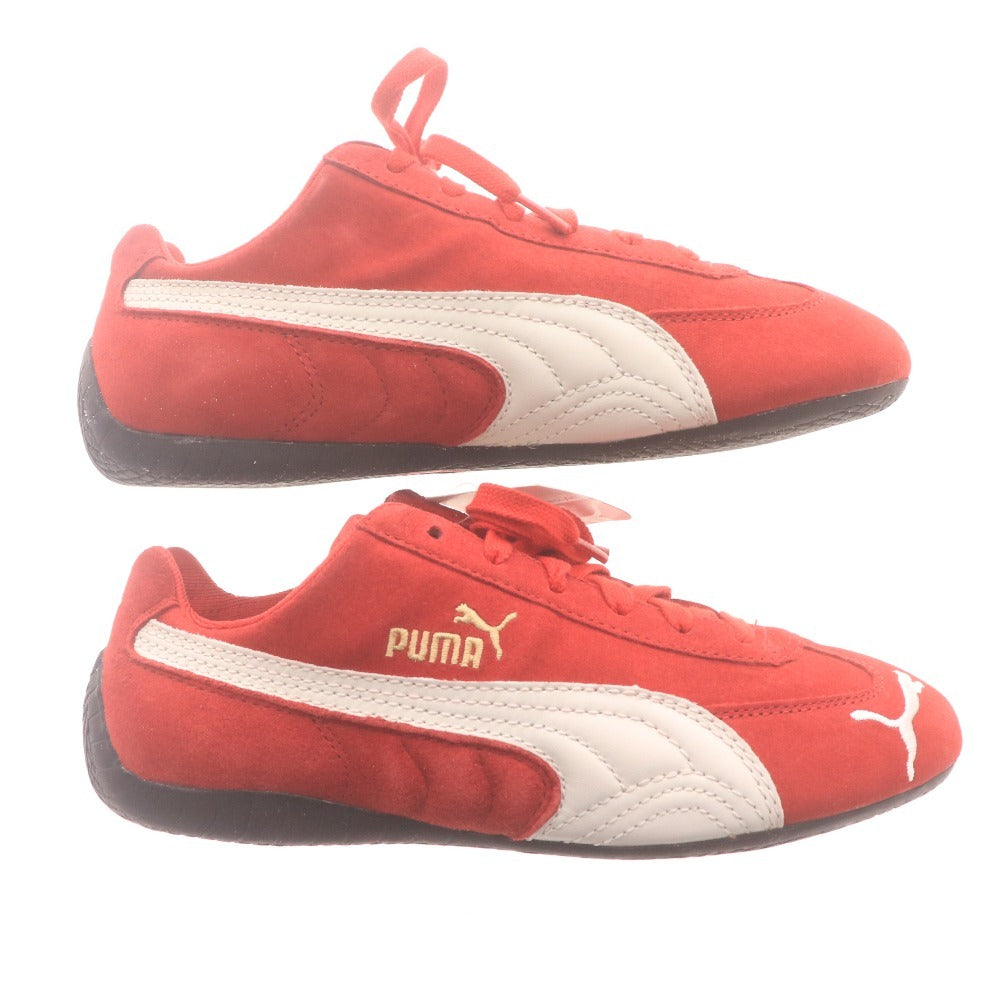 ■ プーマ スニーカー スピードキャット SD 301953 靴 レーシング プーマキャット ゴールドロゴ メンズ 27cm レッド 未使用 付属品付き