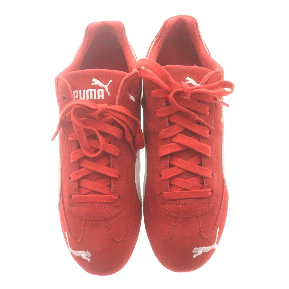 ■ プーマ スニーカー スピードキャット SD 301953 靴 レーシング プーマキャット ゴールドロゴ メンズ 27cm レッド 未使用 付属品付き
