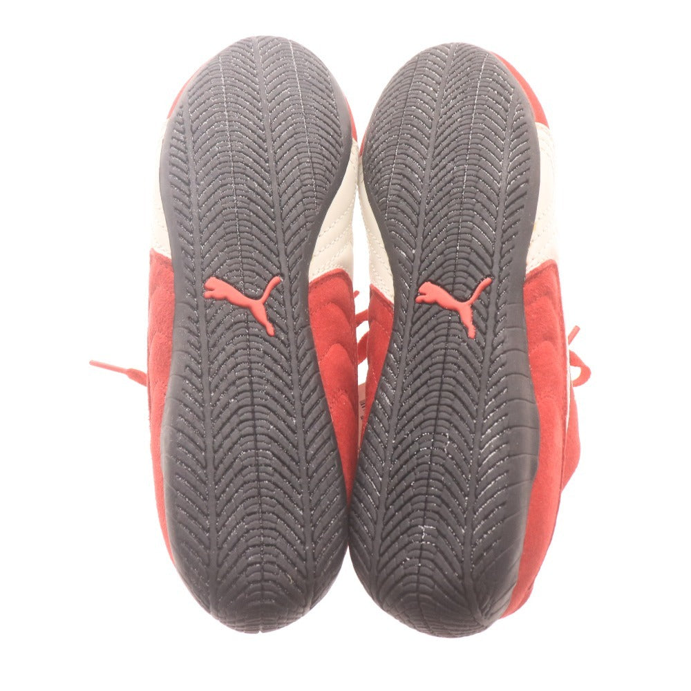 ■ プーマ スニーカー スピードキャット SD 301953 靴 レーシング プーマキャット ゴールドロゴ メンズ 27cm レッド 未使用 付属品付き