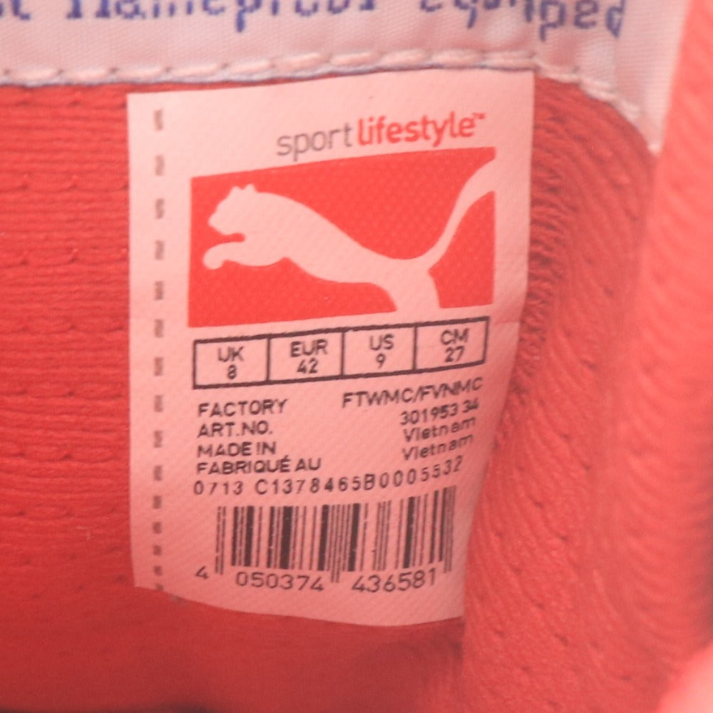 ■ プーマ スニーカー スピードキャット SD 301953 靴 レーシング プーマキャット ゴールドロゴ メンズ 27cm レッド 未使用 付属品付き