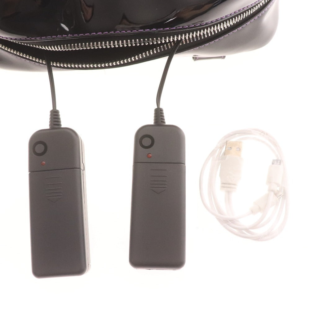 ■ DOLLS KILL x INUYASHA 犬夜叉 日暮かごめ コラボ グッズ ハンド トートバッグ 鞄 光る機能搭載 メンズ レディース ブラック 未使用